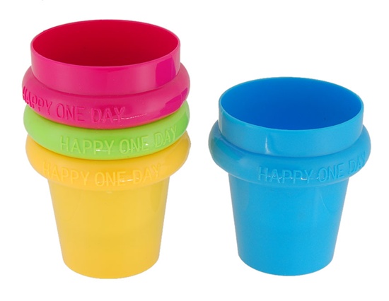 Multicolor Happy Cup 